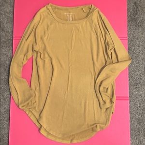 Yellow sweater tunic